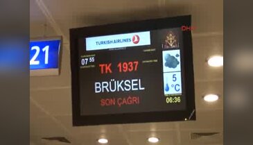 THY 17 gün sonra Brüksel'e uçtu
