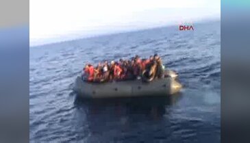 İzmir'de kaçak göçmenler böyle kurtarıldı