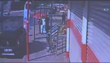Pompalı tüfekli PTT soygunu kamerada