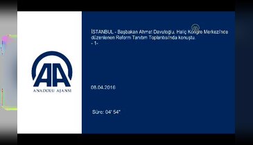 Davutoğlu: "Biz icraatlarımızla gece-gündüz meşgulken bazıları hakaretle meşgul"