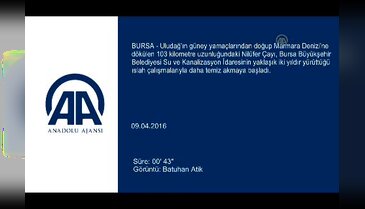 Nilüfer çayı eski günlerine dönüyor