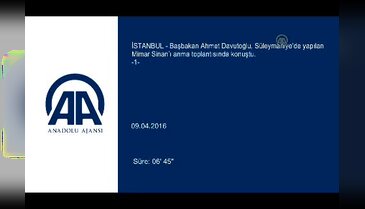 Davutoğlu: "Bundan sonra İstanbul'a hançer gibi saplanan hiçbir eser yapılmayacak"