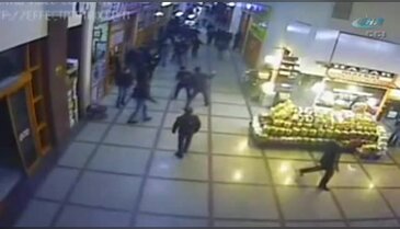 Otogardaki silahlı kavga kamerada