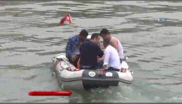 Suya atlayan kız 45 dakika sonra kurtarıldı