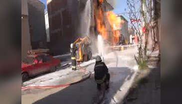 Eskişehir'de kazı yapan iş makinası doğalgaz borusunu patlattı: 7 yaralı