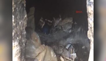 Lice'deki bir mağarada 93 kilo esrar bulundu