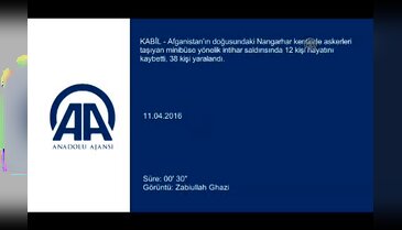 Afganistan'da intihar saldırısı: 12 ölü, 38 yaralı
