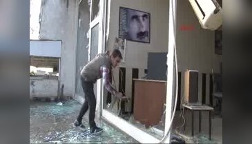 Diyarbakır Hani' deki saldırıda zarar gören işyerlerinin gündüz görüntüleri