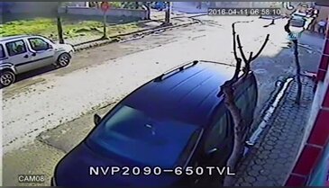 Doğalgaz patlaması güvenlik kamerasında