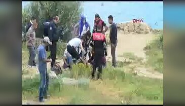 Eşiyle tartıştı, ölmek için falezlere çıktı