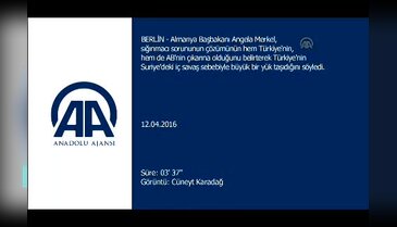 Angela Merkel ve Enrique Pena Nieto ortak basın toplantısı düzenledi