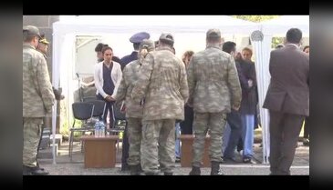 Şehit Jandarma Uzman Çavuş Cantürk için tören