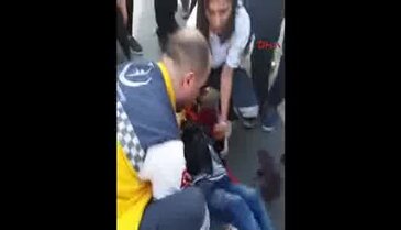 Suriyeli çocuğa çarpıp kaçtı