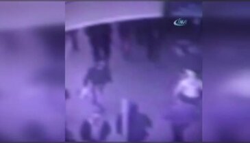 Metrobüs durağındaki patlama kamerada