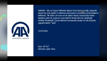 Ramazanoğlu: "Çocuk istismarı konusunda cezalar en üst düzeyde uygulanmalıdır"