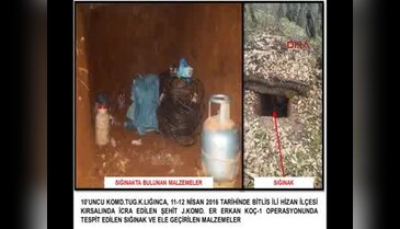 Hizan'da PKK'ya ait 9 sığınak ele geçirildi