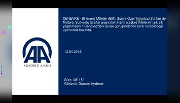Mistura: "Önceliğimiz siyasi geçiş süreci, yönetim ve anayasa"