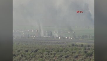 Kilis-Suriye sınırındaki IŞİD hedefleri koalisyon uçakları tarafından vuruldu
