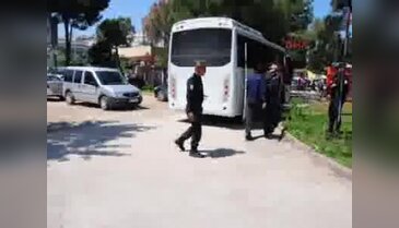 El Nusra operasyonunda gözaltına alınan zanlılar adliyede