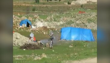 Nusaybin'deki operasyondan kaçan aile çadırda yaşıyor
