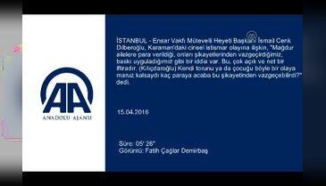 Ensar Vakfı'ndan Kılıçdaroğlu'na cevap