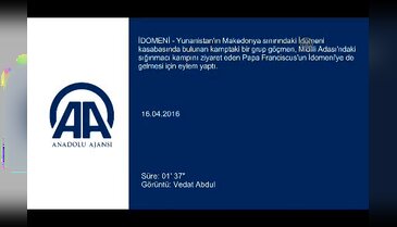 Sığınmacılardan "sınırı açın" eylemi