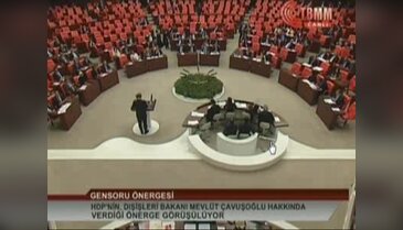 HDP'nin Çavuşoğlu hakkındaki gensoru kabul edilmedi