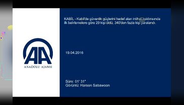 Kabil'de intihar saldırısı: 29 ölü, 340 yaralı