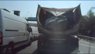 İstanbul trafiğinde korkutan görüntü