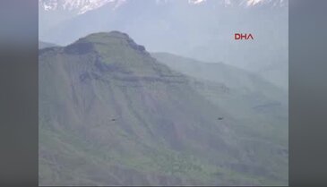 Derecik'te hava hareketliliği yaşandı