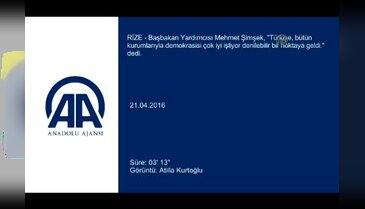 Şimşek: "Türkiye, bütün kurumlarıyla demokrasisi çok iyi işliyor denilebilir bir noktaya geldi"