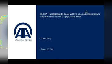 Ensar Vakfı Bursa İnegöl Şubesi'ne taşlı saldırı