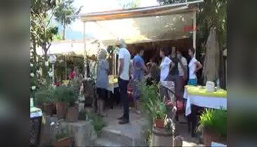 Kumluca'da yerleşik İngilizler eylem yaptı