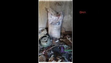 Şırnak'ta  binaların kolonlarına tuzakladıkları el yapımı patlayıcılar imha edildi