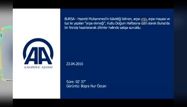 Bursa'da Kutlu Doğum Haftası'na özel "arpa ekmeği" ikramı