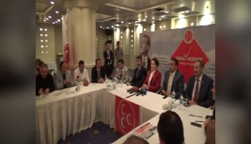 Meral Akşener Bursa'da basın toplantısında konuştu