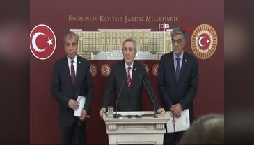 MHP'li Emin Haluk Ayhan Meclis'te düzenlediği basın toplantısında açıklamalarda bulundu