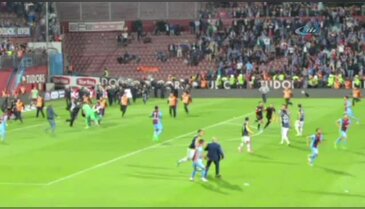 Trabzonspor maçında hakeme saldıran taraftar serbest