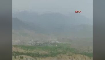 Derecik'ten PKK'ya ait hedeflere top atışı yapıldı