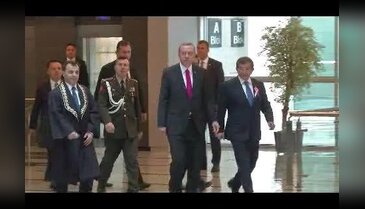 Cumhurbaşkanı Erdoğan, Anayasa Mahkemesi'ne geldi