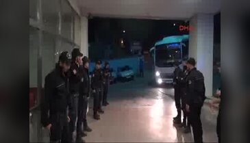 32 şüpheli, hastanede sağlık kontrolünden geçirildi
