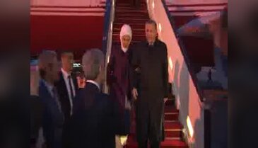 Erdoğan Azerbaycan'a gitti