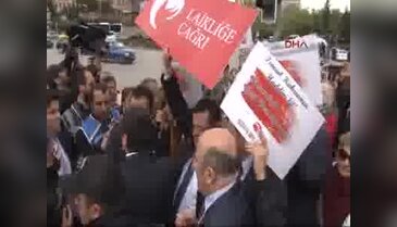 Meclis önünde biber gazlı polis müdahalesi