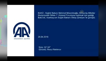 Türkiye ve Azerbaycan arasında tıp ve sağlık alanında protokol imzalandı