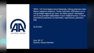 Kılıçdaroğlu: ''CHP parlamentoda olduğu sürece bu sistem Türkiye'ye asla gelemez"
