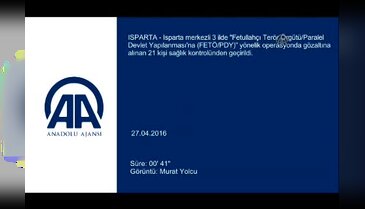 Isparta merkezli "FETÖ-PYD" operasyonu