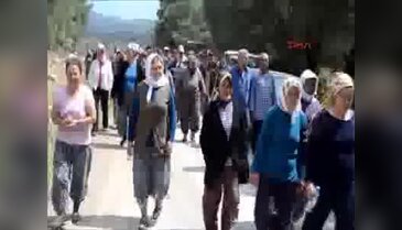 Bodrum köylülerinden katı atık tesisi tepkisi