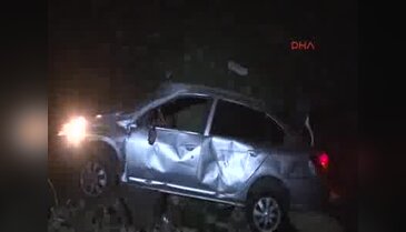 Babasından izinsiz aldığı otomobille kaza yaptı