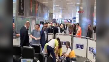 Alman Yolcu havalimanında öldü