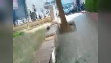 Bursa'da canlı bomba saldırısının hemen ardından çekilen görüntüler